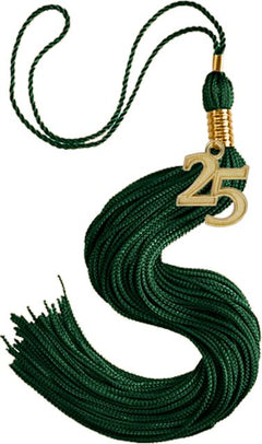 Dark Green Tassel with Graduation Year